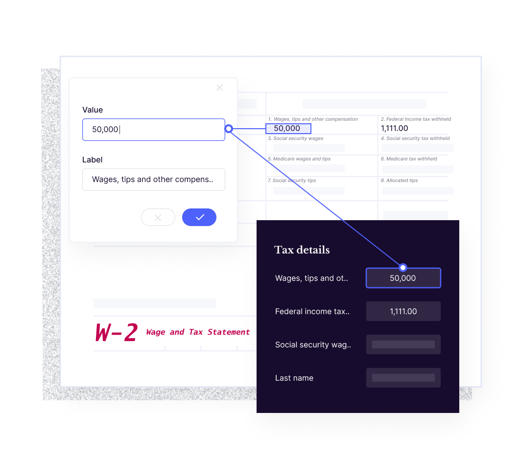 Analyze key values in lending forms