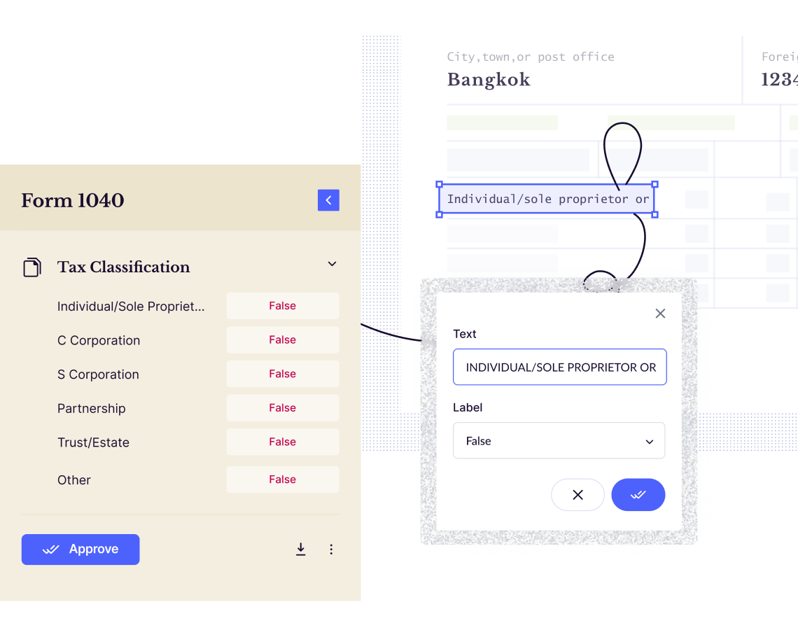 Extracting data from tax forms